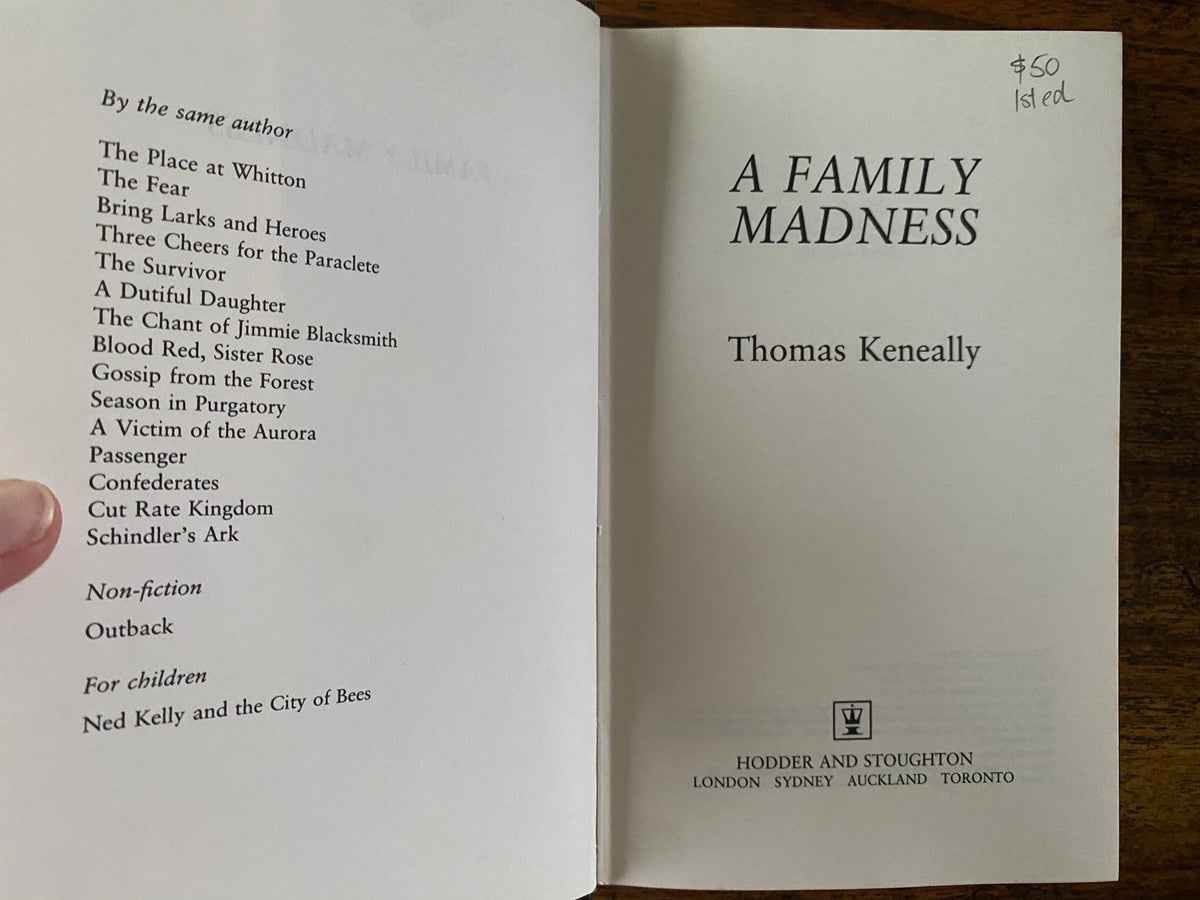 A Family Madness — Keneally, Thomas