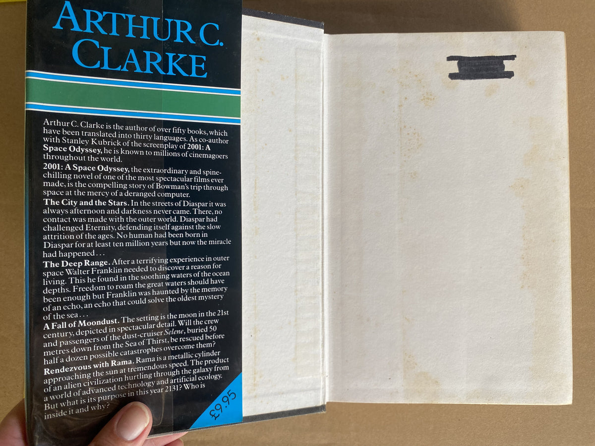 2001: A Space Odyssey; The City and the Stars; The Deep Range; A Fall of Moondust; Rendezvous with Rama — Clarke, Arthur C.